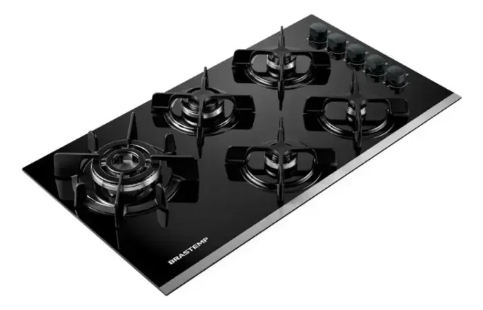 NOVO NUNCA USADO - Cooktop 5 Bocas Brastemp Eclipse Collection Com Quadrichama Bivolt