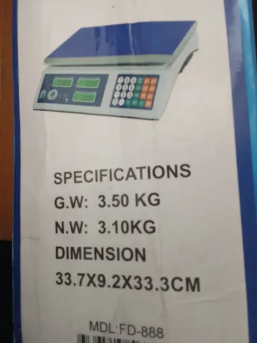 Balança Digital Specification