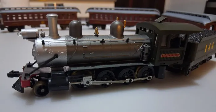 KIT COMPLETO LOCOMOTIVA VAPOR CIA.PAULISTA FRATESCHI LOCO VAGÕES CARROS CONTROLE CIRCUITO