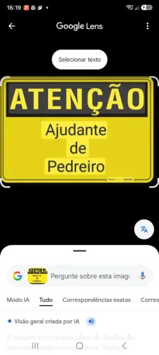 Trabalho como ajudante de pedreiro