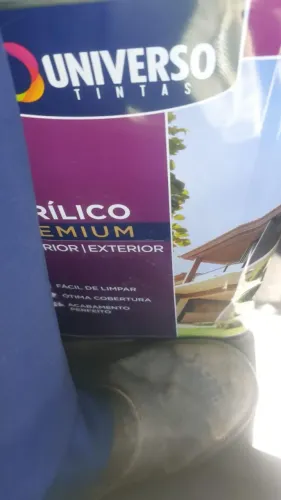 Tinta branco  gelo semi brilho  universo