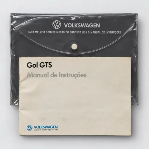 Manual do Proprietário Volkswagen Gol GTS Original