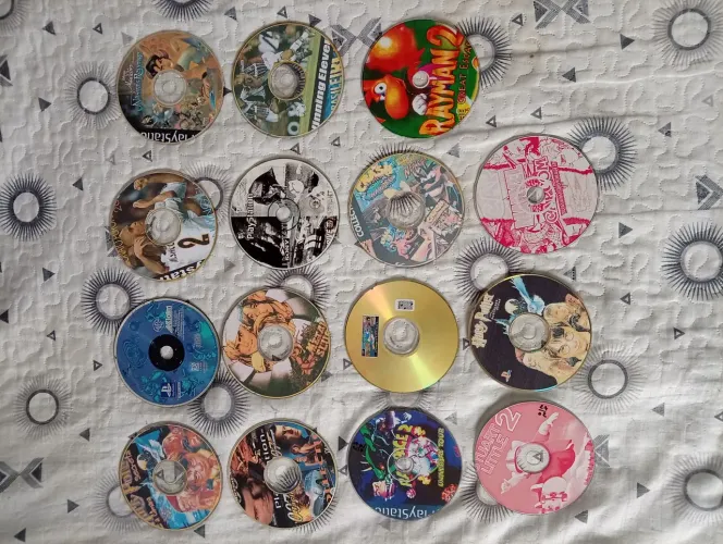 Jogos de PS1 - Playstation 1. Coleção com 15 jogos