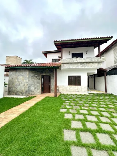 Casa para Locação em Lauro de Freitas, Vilas Do Atlântico, 4 dormitórios, 1 suíte, 4 banhe