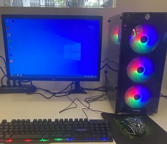 Kit gamer completo pc i7 3770 16gb rtx 3050 6gb ssd 480gb- Loja física