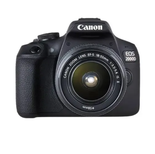 Canon EOS 2000D Cor Preto