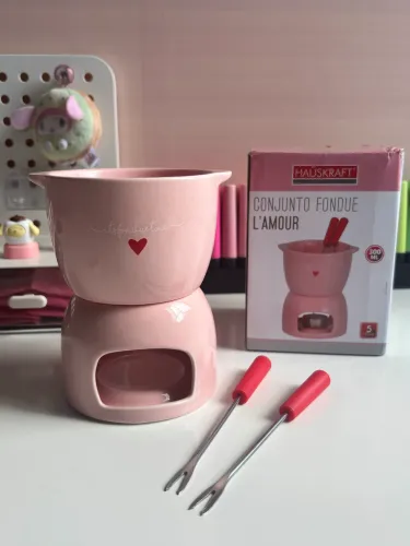 Kit fondue rosa
