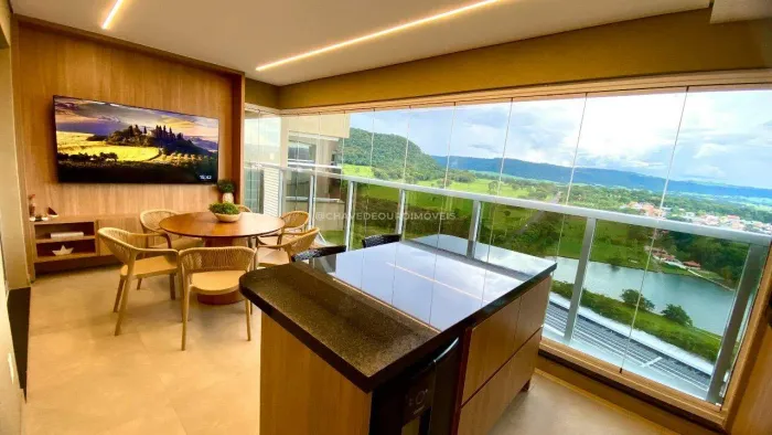Apartamento no Condomínio Kanoah, em Rifaina/SP, com vista para a represa.