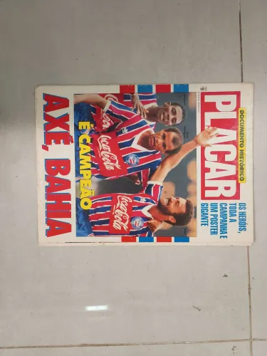 POSTER DA PLACAR DO BAHIA CAMPEÃO 1988!!! RELÍQUIA