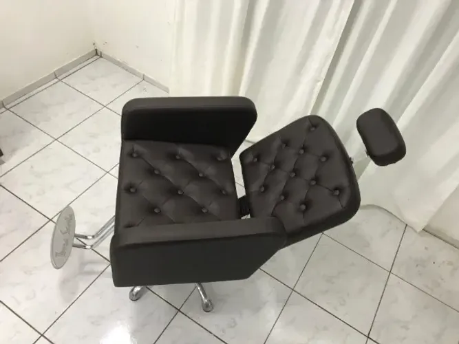 Cadeira e lavatório de salão 