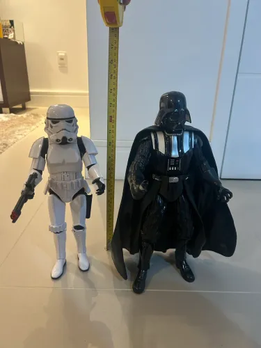 Darth Vader & Stormtrooper Bonecos Star Wars