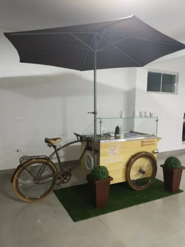 Food Bike de Sorvete Tailandês Completa - Negócio Pronto p/ Faturar!