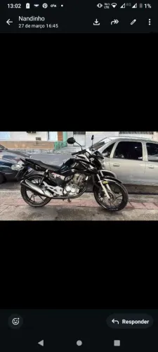 Moto perfeita,pronta pra rodar