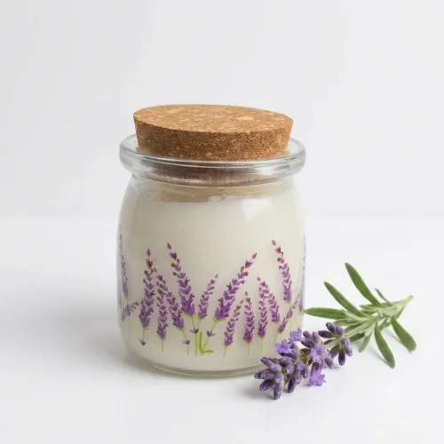 Vela Aromática Vegetal Artesanal- 155 gramas Novo
