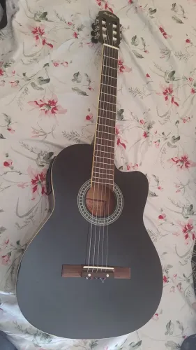 Violão Memphis por Tagima Elétrico / Acústico Preto - Usado (Falta 1 Corda)