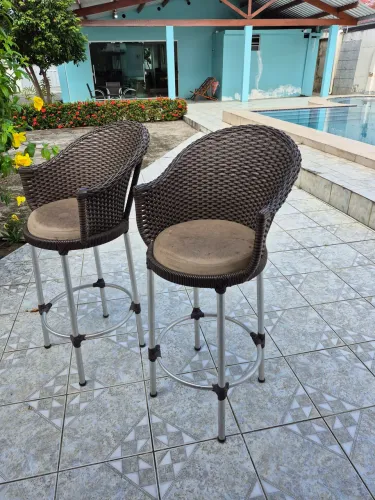 Cadeiras de vime 2 unidades