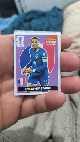Figurinha copa 2026 extra Sticker killian mbappe roxa
