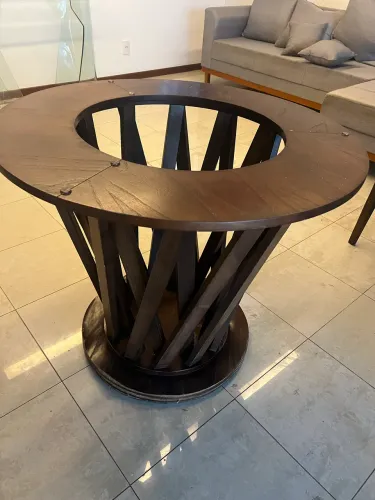 Base de madeira para mesa