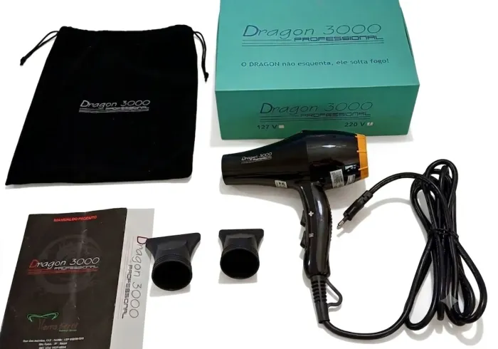 Secador de Cabelos Profissional Dragon 3000