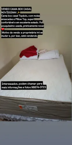 CAMA BOX CASAL - MOLAS ENSACADAS