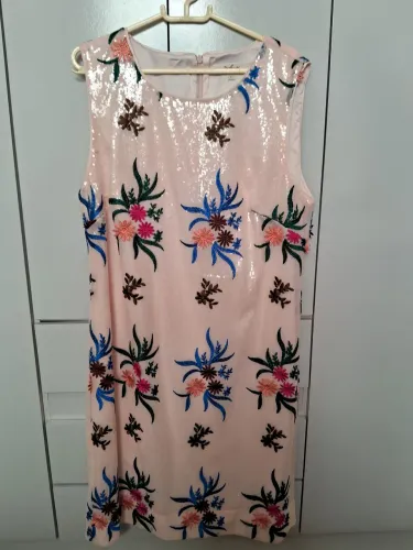 Vestido Elegante de Festa Brilhoso - usado 3x
