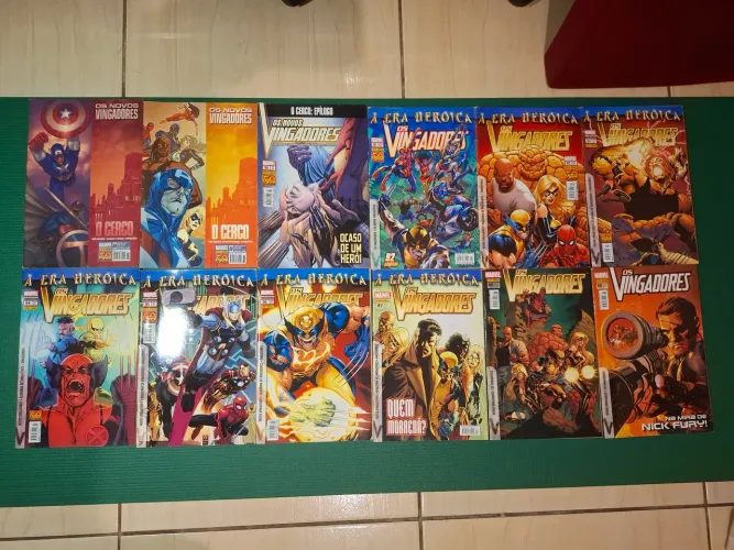 Revistas em Quadrinhos Marvel 2011/2012, tem algumas da DC Comics