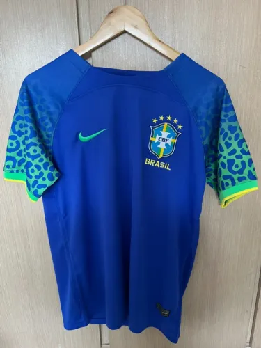 Camisa do Brasil Azul M - 2022