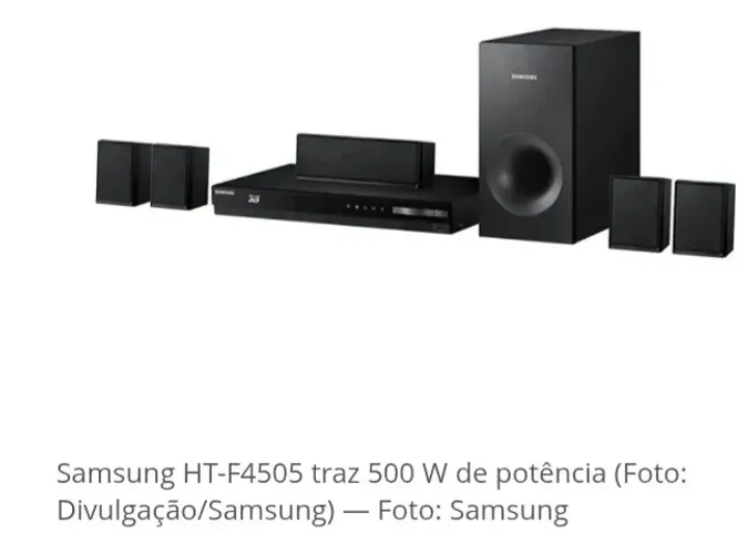 Vendo home theathe usado em bom estado pouco usado voltagem 220 marca Samsung