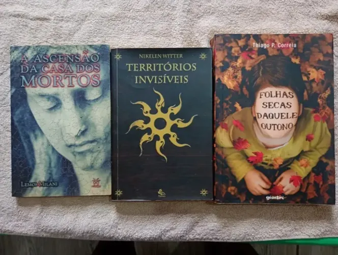 3 livros, Terror, Ficção e Aventura