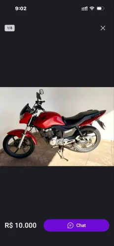 CG 150 moto de 2010 unico dono tudo certinho