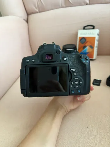 Câmera cânon t6i.+ lente do kit 18-55m