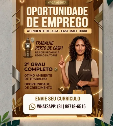 Venha fazer parte dessa equipe que só cresce!