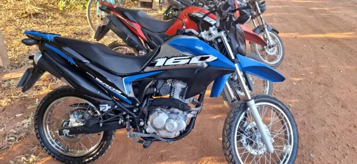 Honda Bros 160 azul