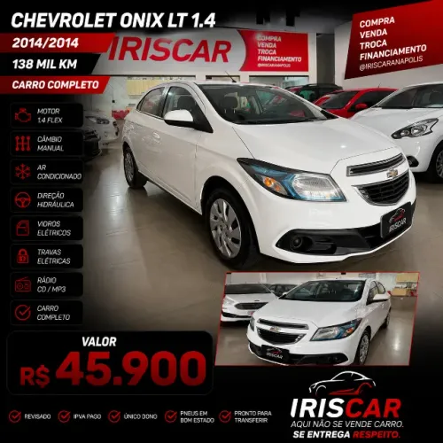 Chevrolet Onix Hatch LT 1.4 8V Flex Power Mec. 4P 2014
