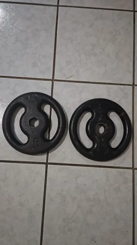 Anilhas de ferro pintado
