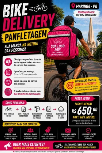 Divulgação para Empresas em Maringá | Panfletagem e Marketing Local