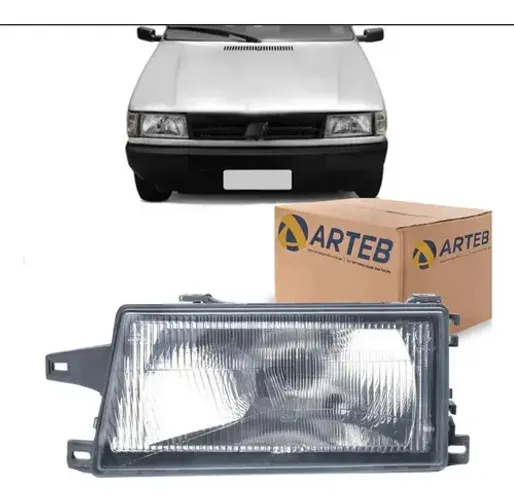 Farol Uno Mille/elba/fiorino/premio L/e 91 92 93 94 95 A 04 Esquerdo/motorista