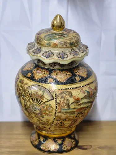 Potiche chinês pintado a mão  importado China