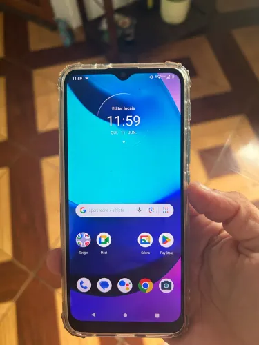 Smartphone Moto E20 em perfeito estado