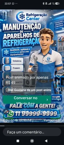 vaga para Técnico em Refrigeração