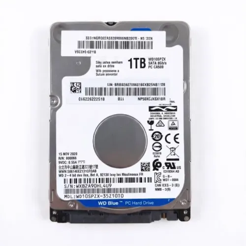 HD Western Digital 1TB WD Blue 2.5 SATA para Notebook