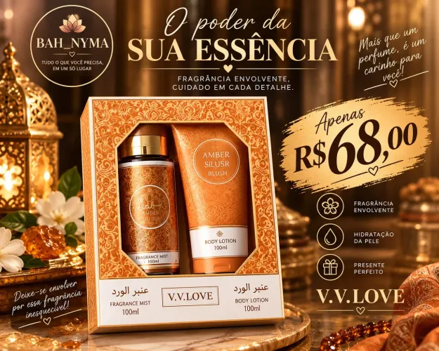 Kit Body Splash + hidratante 