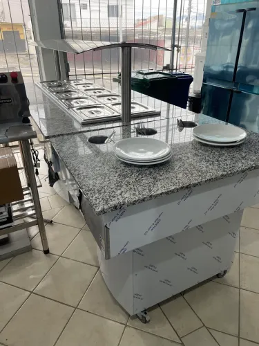 MB Conjunto buffet 10 Cubas com apoio 