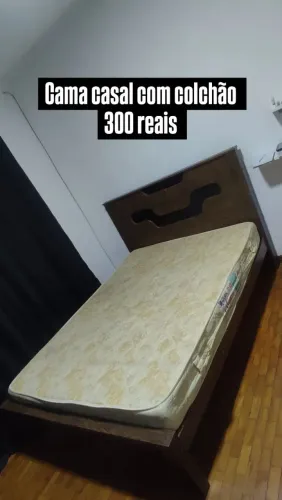 Cama casal com colchão