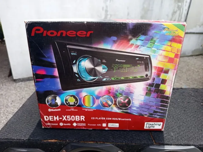 Rádio CD Pioneer módulo som