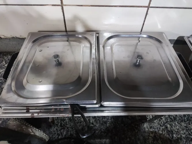 2 rechaud inox 250,00