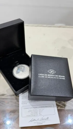 Medalha comemorativa olimpíadas 2016