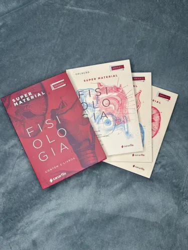 Coleção Super Material Medicina Sanar - Módulo de fisiologia 3 livros