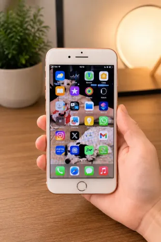 iPhone 8 Plus rosé impecável