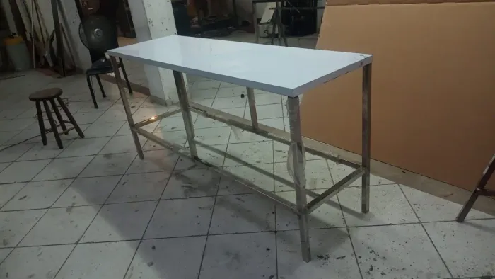 Mesa aço inox industrial